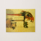 Islay, Tilco, Macaw and Love Birds by Landseer ジグソーパズル (横)