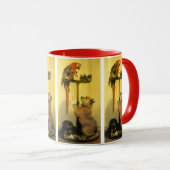 Islay, Tilco, Macaw and Love Birds by Landseer マグカップ (正面右)