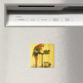 Islay, Tilco, Macaw and Love Birds by Landseer マグネット (インサイチュ (食洗機))