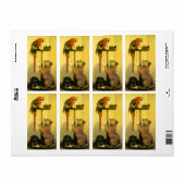 Islay, Tilco, Macaw and Love Birds by Landseer ラベル (フルシート)