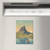 Isle of Eigg, Scotland Travel マグネット (インサイチュ (食洗機))