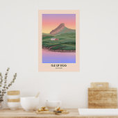 Isle of Eigg Scotland Travel Poster ポスター (キッチン)