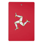 Isle of Manフラグ付きミニクリップボード(英国) ミニクリップボード (裏面)