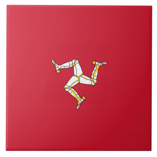 Isle of Man flag  タイル (正面)