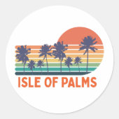 ISLE OF PALMS ラウンドシール (正面)
