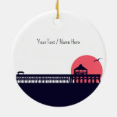 Isle of Palms SCレトロサンセットデミナル80s セラミックオーナメント (裏面)
