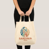 Isle of Sardinia Italy トートバッグ (正面(商品))
