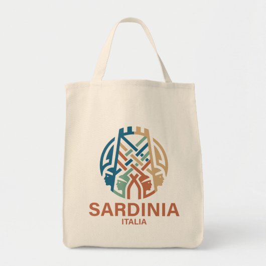 Isle of Sardinia Italy トートバッグ (正面)