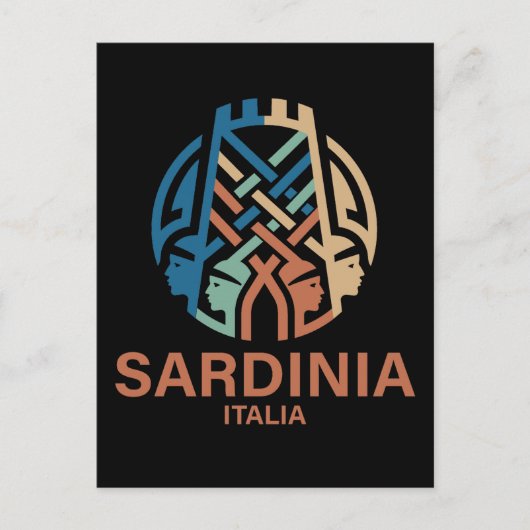 Isle of Sardinia Italy ポストカード (正面)