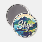 Isle of Skye Herbrides Scotland Travel マグネット (正面/裏面)