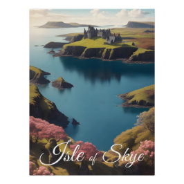 Isle of Skye Scotland Travel Poster ポスター