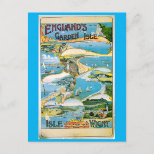 Isle of Wight, England, Garden Isle, Travel ポストカード
