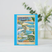 Isle of Wight, England, Garden Isle, Travel ポストカード (スタンド正面)