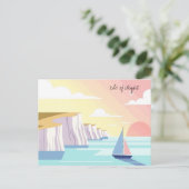 Isle of Wight England Travel ポストカード (スタンド正面)