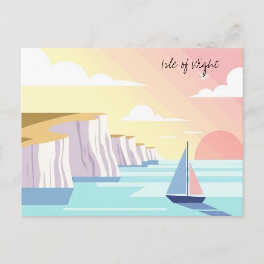 Isle of Wight England Travel ポストカード (正面)