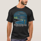 Isle Royale Michigan US National Park Camping Tシャツ (正面)