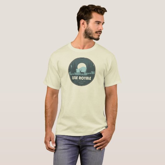 Isle Royale National Park Deer Tシャツ (正面フル)