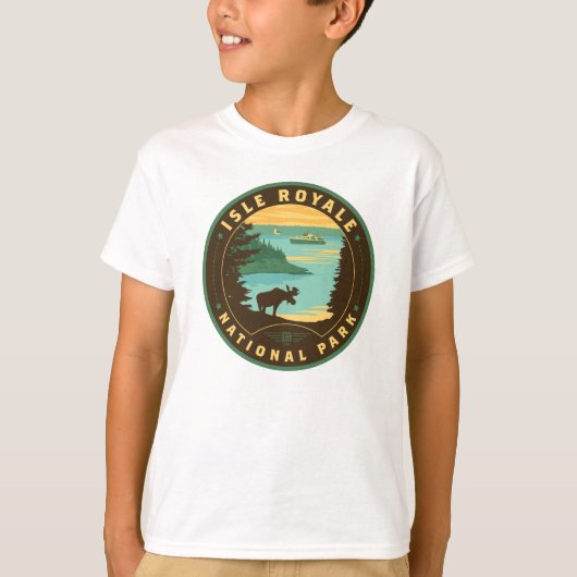 Isle Royale National Park Tシャツ (正面)