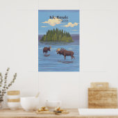 Isle Royale National Park Travel Poster ポスター (キッチン)