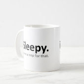 iSleepyおもしろマグカップ コーヒーマグカップ (正面左)