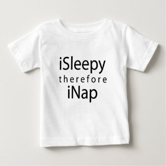 iSleepy-iNapの乳児のティー ベビーTシャツ