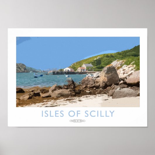 Isles of Scilly Railwayポスター ポスター (正面)