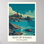 Isles of Shoals New Hampshire Coast ポスター (正面)