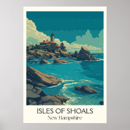 Isles of Shoals New Hampshire Coast ポスター