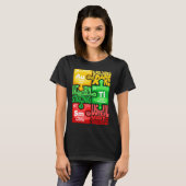 ISMパズル化学時間表要素自閉症Aw Tシャツ (正面フル)