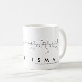 Ismailペプチド名mag コーヒーマグカップ (正面右)