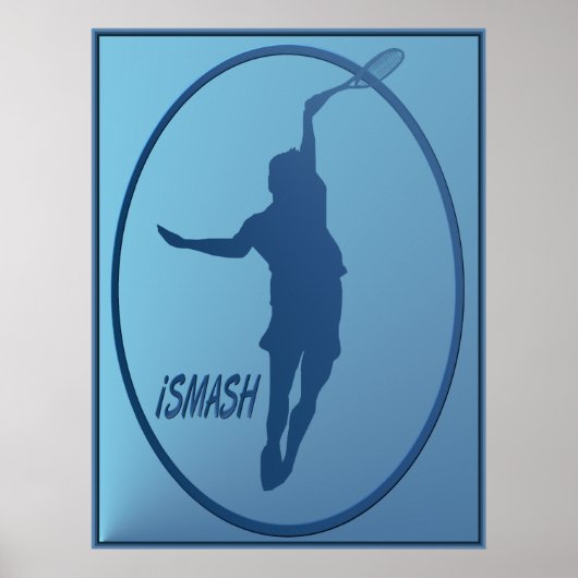 iSMASH Tennis枠ポスター ポスター (正面)