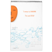 iSmilyユーおもしろい引用文&ジョーク2025年新年の壁 カレンダー (3月 2026)