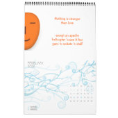 iSmilyユーおもしろい引用文&ジョーク2025年新年の壁 カレンダー (2月 2026)