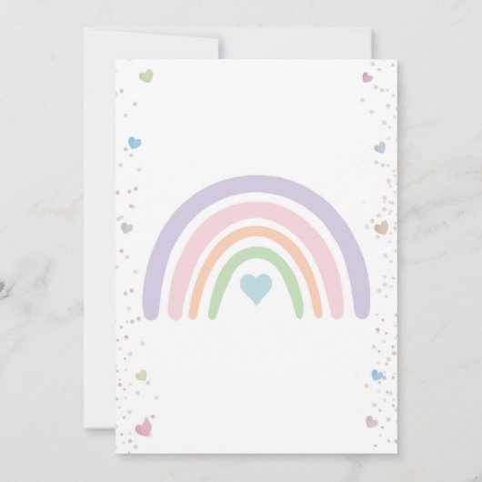 Isnt彼女は素敵なIsnt彼女はonederful 1番目の招待状 招待状 (裏面)