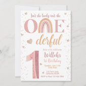 Isnt彼女は素敵なIsnt彼女はonederful 1番目の招待状 招待状 (正面)