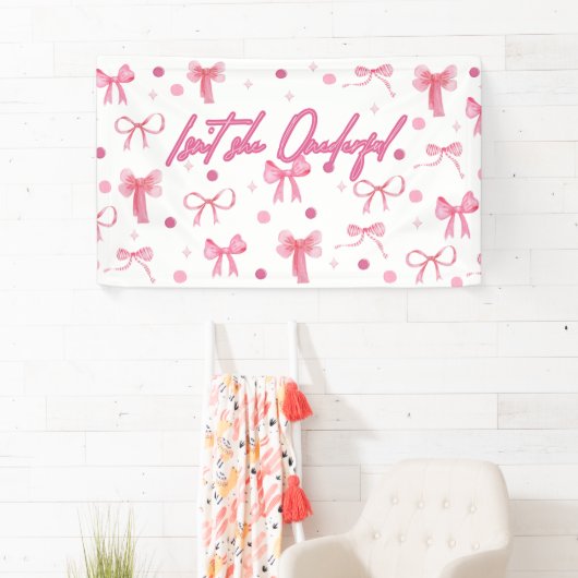 Isn't She Onderful First Birthday Banner 横断幕 (インサイチュ)