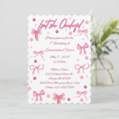 Isn't She Onderful First Birthday Invitation 招待状 (スタンド正面)