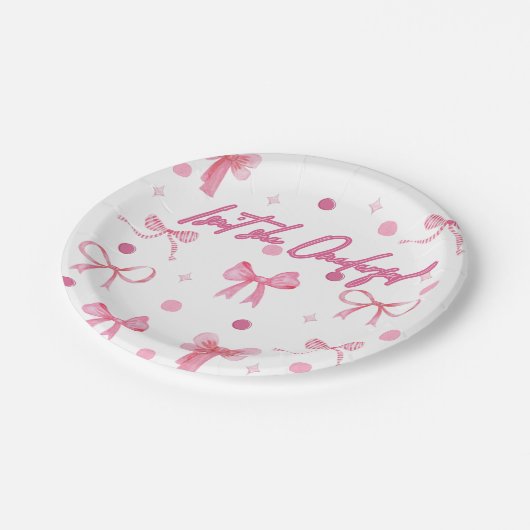 Isn't she Onederful party paper plates ペーパープレート (アングル)