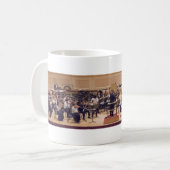 ISOのマグ、コンサートのオーケストラ コーヒーマグカップ (正面左)