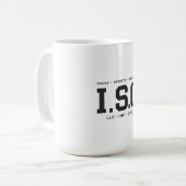 ISO コーヒーマグカップ (正面左)