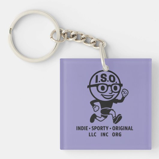 ISO ハット キーホルダー (正面)