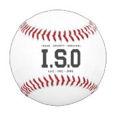 ISO 野球ボール (裏面)
