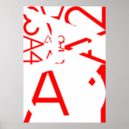 ISO Aシリーズプリント ポスター