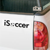 iSoccer (球) バンパーステッカー (トラック上)