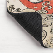 Isoda Koryusaiクレーン波および朝日 マウスパッド (コーナー)