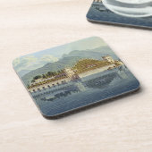 Isola Bellaの湖Maggiore: 段々になった庭、 コースター (左側)