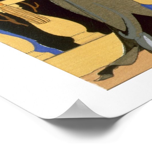 Isola Bella、夕べドレスはRedfernがデザイン。 ポスター (角)