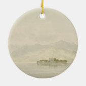 Isola Madre、Lago Maggiore、c.1781 (w/cグラフに セラミックオーナメント (裏面)
