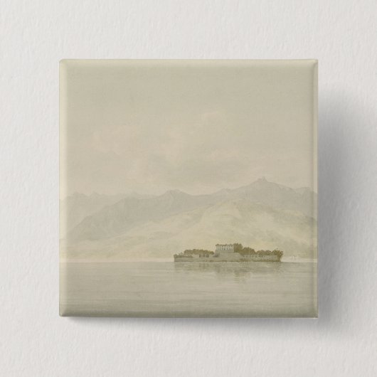 Isola Madre、Lago Maggiore、c.1781 (w/cグラフに 缶バッジ (正面)