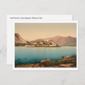 Isola Pescatori I, Lake Maggiore, Piedmont，イタリア ポストカード (正面/裏面)